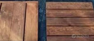 Mattonelle in legno 
