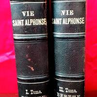 2 Libri antichi del 1900. Vie Sant Alphonse