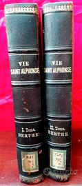 2 Libri antichi del 1900. Vie Sant Alphonse