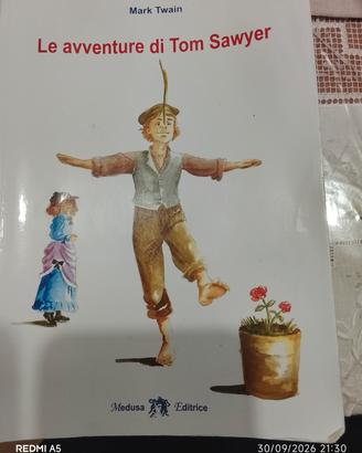 libro di narrativa le avventure di Tom sawyer