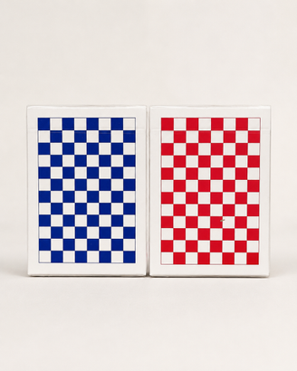 Anyone Worldwide Checkerboard Red & Blue  mazzi