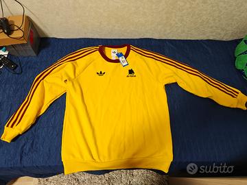 Felpa AS Roma - Adidas Originals Taglia L - NUOVA