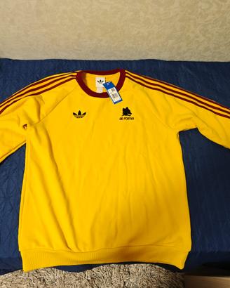 Felpa AS Roma - Adidas Originals Taglia L - NUOVA