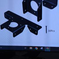 Staffe angolari a T tre vie