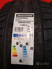 295 40 20 Gomme Estive Bridgestone New 295/40R20