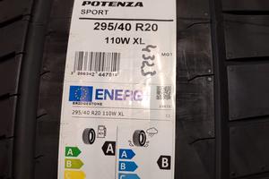 295 40 20 Gomme Estive Bridgestone New 295/40R20