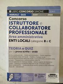 Libro concorso Istruttore area amministrativa