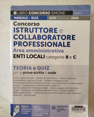 Libro concorso Istruttore area amministrativa