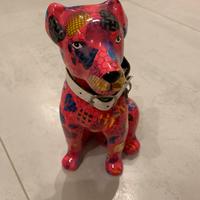Mylo Cane Salvadanaio Fucsia Con Cuori Pomme Pidou