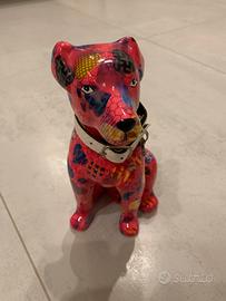 Mylo Cane Salvadanaio Fucsia Con Cuori Pomme Pidou