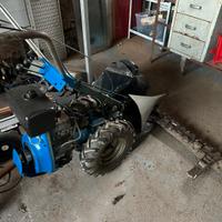 Motocoltivatore bcs con trincia e falce revers