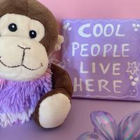 🎨Tela "Cool People Live Here" 😎