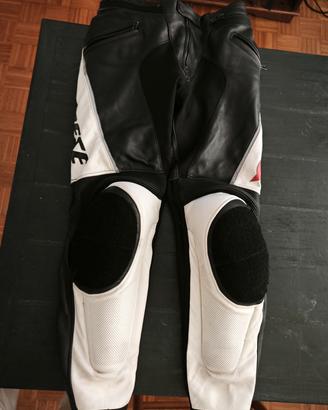pantalone moto pelle Dainese 46