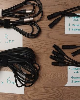 Cavi audio XLR Cannon