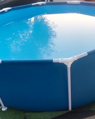 Piscina con motore a cartuccia 3,05 x 76 h