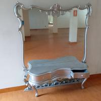 Specchiera antica in legno