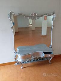 Specchiera antica in legno