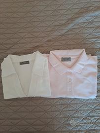 Fendi Fendissime 2 Polo tg L/XL cotone donna 