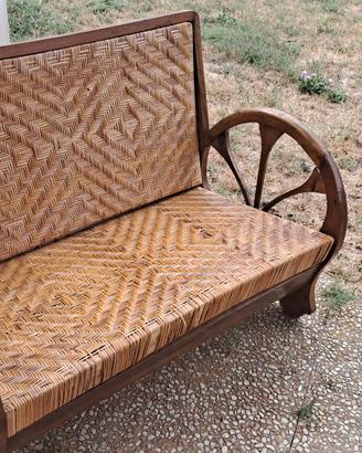 Divano legno orientale 