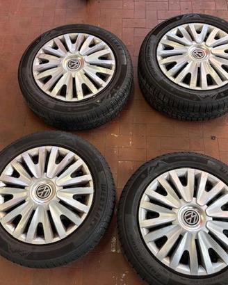 4  GOMME TERMICHE piu' CERCHI VOLKSWAGEN