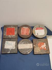 6X Pellicole Film Originali Cinema 36mm Con Box