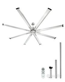 Ventilatore da Soffitto e Telecomando a 6 Velocità