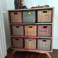 Mobiletto con cassetti in vimini - maison du monde