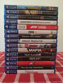  15 giochi PS4 (lotto e singoli)