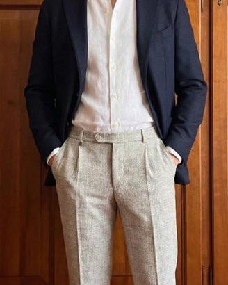 Pantaloni sartoriali eleganti Havana&Co Tweed