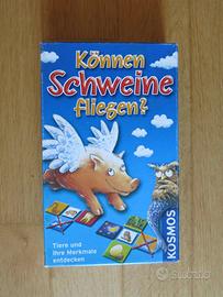 Gioco in lingua tedesca "KÖNNEN SCHWEINE FLIEGEN?"