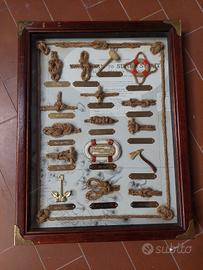 Quadro con nodi marinai 