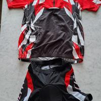 Vestiario completo salopet MTB bicicletta bambino