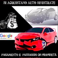 Si acquistano auto sinistrate