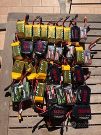 Lotto Batterie LiPo FPV drone 6S