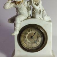 Orologio da tavolo antico porcellana Biscuit