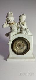 Orologio da tavolo antico porcellana Biscuit