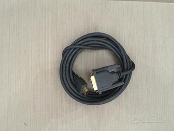 Cavo video monitor pc tv hdmi dvi