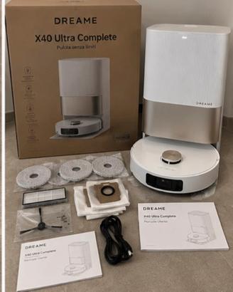 Dreame X40 Ultra Complete+Scatola e Fattura