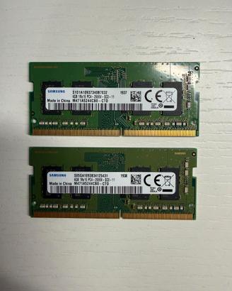 2x RAM Samsung 4GB DDR4 2666MHz SO-DIMM – 8GB