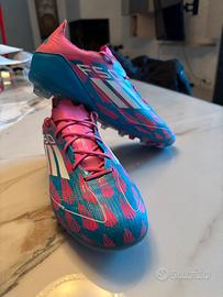 scarpe da calcio adidas f50 pro rosa e celesti