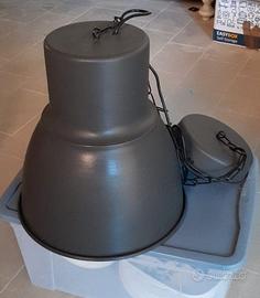 Lampadario industriale Grigio