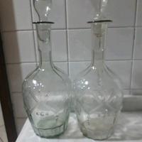 Coppia di bottiglie antiche. 