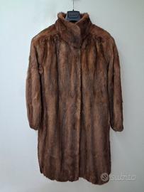 Cappotto Lungo in Visone Naturale