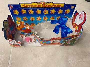 Gadget kinder slitta natale - calendario avvento