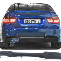 DIFFUSORE BMW E90 E91 LOOK M NERO LUCIDO