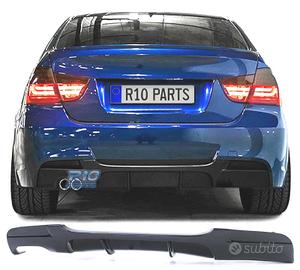 DIFFUSORE BMW E90 E91 LOOK M NERO LUCIDO