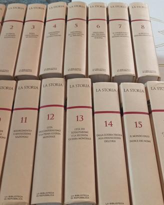 enciclopedia 16 volumi La storia - la biblioteca d