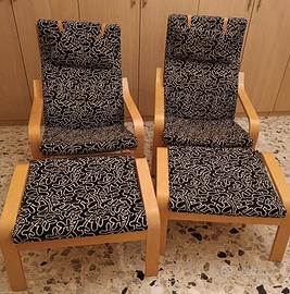 Poltrone Ikea mod. Poäng