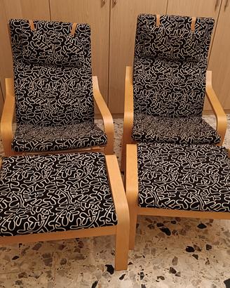 Poltrone Ikea mod. Poäng