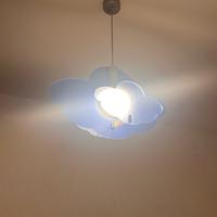 Lampadario nuvole vetro